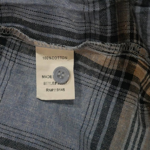 JODIFL NWT Blue Plaid Sleeveless Boutique Dress Size Medium - Picture 8 of 9